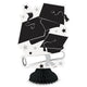 Grad Honeycomb Decorations (3 Pk) 8"