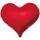 Jelly Heart - Metallic Ruby Red 14" Foil