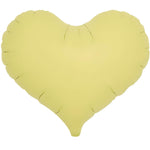 Jelly Heart - Pastel Yellow 14" Foil