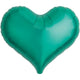 Jelly Heart - Metallic Green 14" Foil