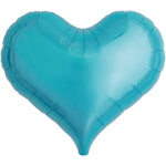 Jelly Heart - Metallic Light Blue 25" Foil