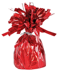175 Gram Fringed Foil Weight - Red (6 count)
