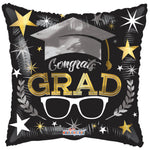 Congrats Glasses 18" Foil