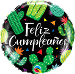 Cumpleaños Cactuses 18" Balloon