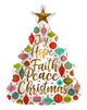 Christmas Tree (requires heat-sealing) 14″ Balloons (10 count)