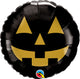 Jack Face Black & Gold 18" Balloon