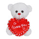 7" I Love You White Bear Plush