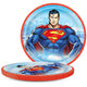 Superman Round Dinner Plates (8 Pk) 9"