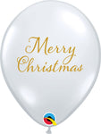 Merry Christmas Clear 11″ Latex Balloons (50 count)