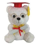 7" Graduation Bear Plush with red hat