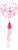 Pink Confetti with tassel 17″ Latex Balloon