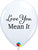 Simply Love, Mean It White 11″ Latex Balloons (50 count)