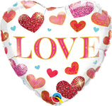 Love Jewel Hearts 18" Balloon