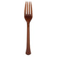 Chocolate Brown Forks (20 count)