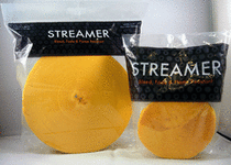 500' Crêpe Streamer-Buttercup Yellow