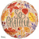 So Grateful Fall Leaves 18" Foil Balloon