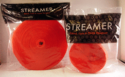 81' Crêpe Streamer - Holiday Red