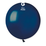 Navy 19″ Latex Balloons (25 count)