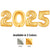 2025 - Megaloon Numbers Kit Gold 40″ Balloons