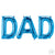 Dad - Northstar Letters Kit (Air-Fill Only) 16" Foil