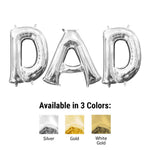 Dad - Anagram Letters Kit (Air-Fill Only) 16" Foil
