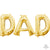 Dad - Anagram Letters Kit (Air-Fill Only) 16" Foil
