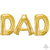 Dad - Anagram Letters Kit 34" Foil