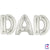 Dad - Megaloon Letters Kit 40" Foil