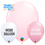 Pink Chalk - Double-stuffing Kit 5″ Latex Balloons (100 count)