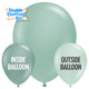 Pastel Mint - Double-stuffing Kit 5″ Latex Balloons (50 count)
