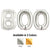 Boo - Megaloon Letters Kit Silver 40″ Balloons