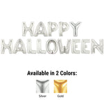 Happy Halloween - Megaloon Letters Kit Silver 40″ Balloons