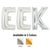 Eek - Megaloon Letters Kit Silver 40″ Balloons