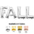 Fall - Anagram Letters Kit (air-fill Only) Rose Gold 16″ Balloons