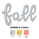Fall - Betallic Script Letters Kit (air-fill Only) Gold