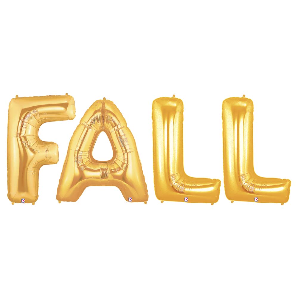 Fall - Megaloon Letters Kit Silver 40″ Balloons – instaballoons Wholesale