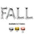 Happy Fall Yall - Northstar Letters Kit (air-fill Only) Gold 16″ Balloons