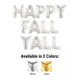 Happy Fall Yall - Megaloon Letters Kit Silver 40″ Balloons