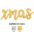 Xmas - Betallic Script Letters Kit (air-fill Only) Gold