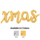 Xmas - Betallic Script Letters Kit (air-fill Only) Gold
