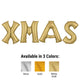 Xmas - Anagram Letters Kit White Gold 34″ Balloons