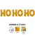 Ho Ho Ho - Anagram Letters Kit (air-fill Only) White Gold 16″ Balloons