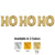 Ho Ho Ho - Anagram Letters Kit Gold 34″ Balloons