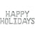 Happy Holidays - Northstar Letters Kit (Air-Fill Only) 16" Foil