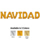 Navidad - Anagram Letters Kit Gold 34″ Balloons