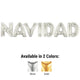 Navidad - Megaloon Letters Kit Gold 40″ Balloons