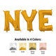 NYE - Anagram Letters Kit (air-fill Only) White Gold 16″ Balloons