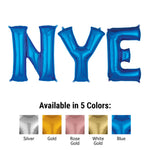 NYE - Anagram Letters Kit Rose Gold 34″ Balloons