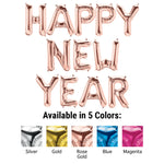 Happy New Year - Northstar Letters Kit (Air-Fill Only) 16" Foil Balloon