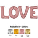 Love - Anagram Letters Kit White Gold 34″ Balloons